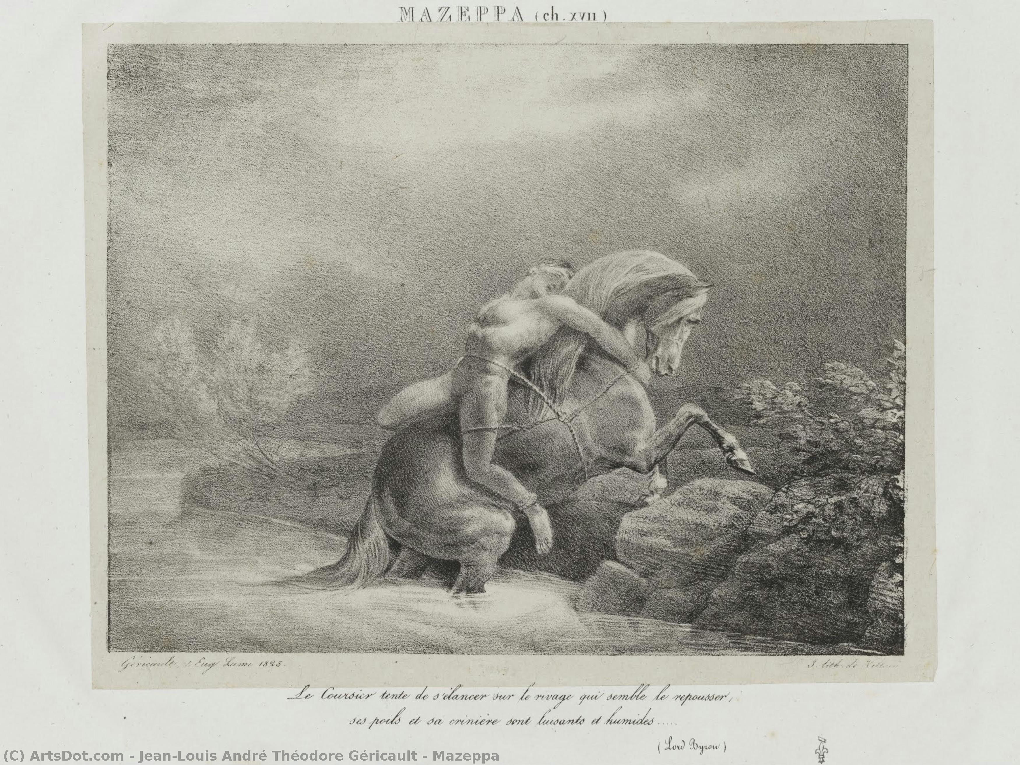 Mazeppa — Théodore Géricault