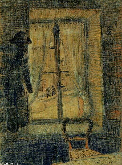 Window In The Bataille Restaurant — Vincent Willem Van Gogh