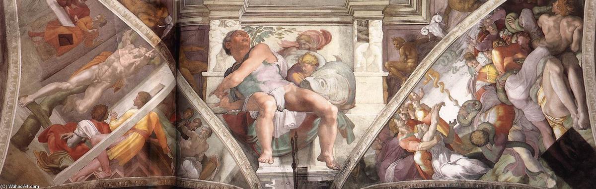 Frescoes Above The Altar Wall — Michelangelo Buonarroti
