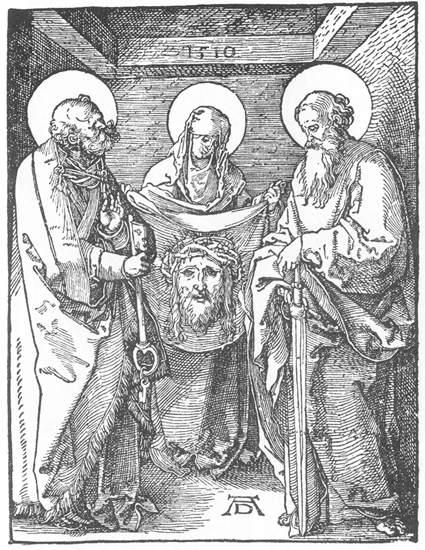 The Sudarium Of St Veronica — Albrecht Dürer
