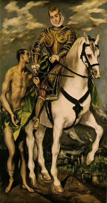 St. Martin And The Beggar — El Greco