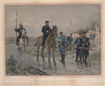 Communication Aux Avant-postes — Alphonse De Neuville