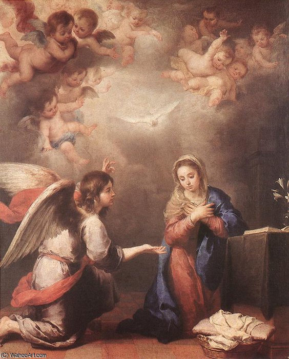 Annunciation — Bartolomé Esteban Murillo