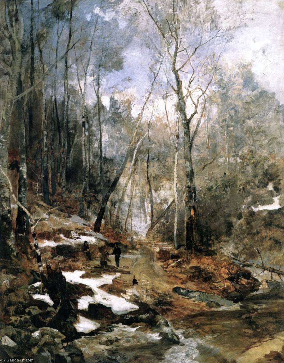 February Atmosphere Early Spring In The Vienna Woods — Emil Jacob Schindler
