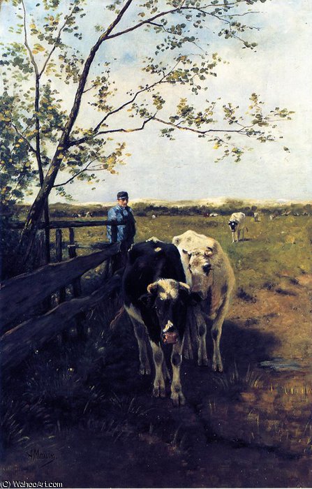 Finished Grazing — Anton Mauve