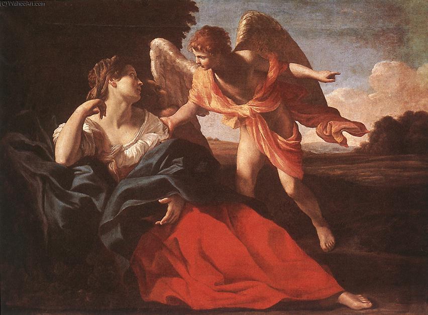 Hagar In The Wilderness — Giovanni Lanfranco