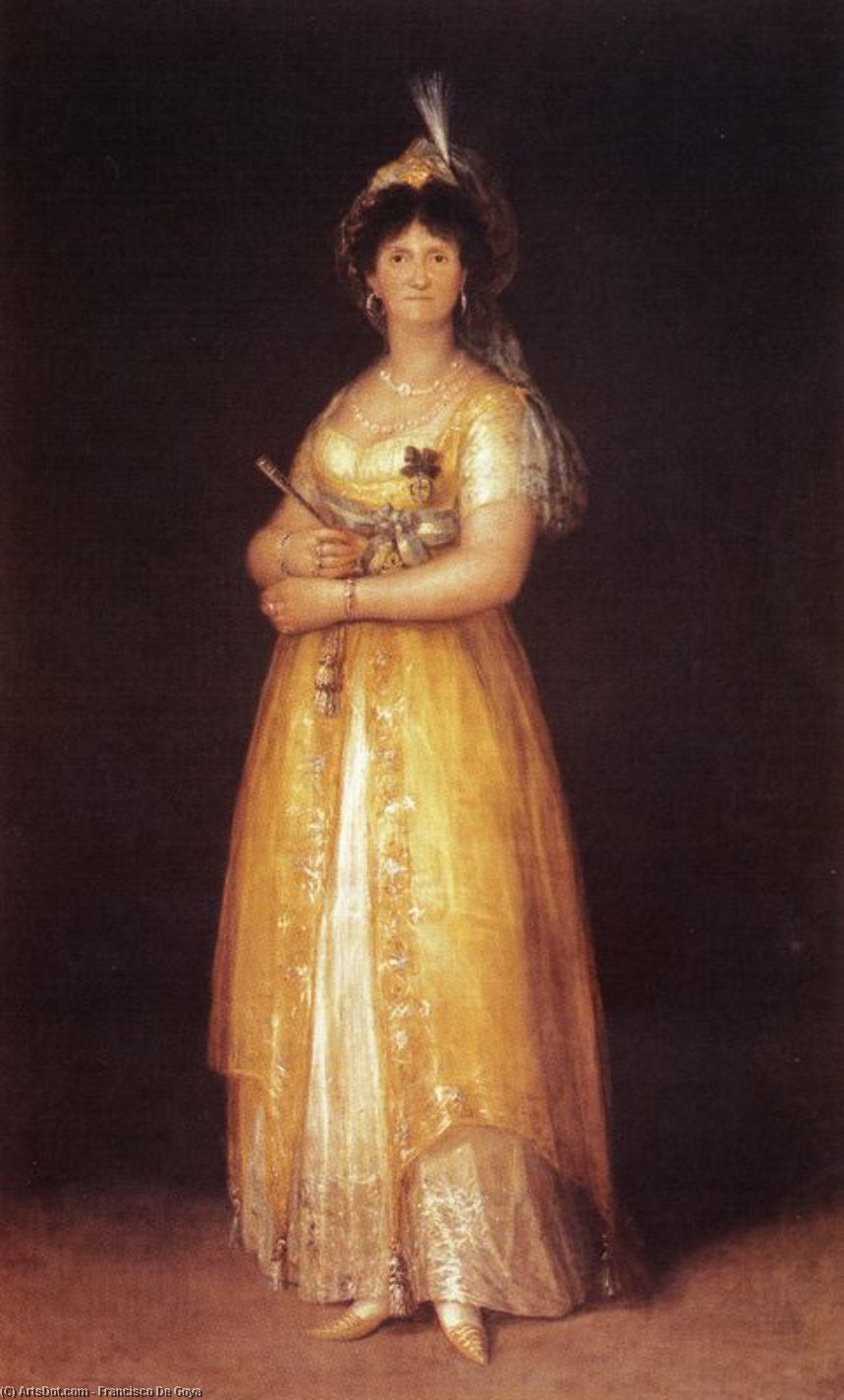 Maria Luisa In Court Dress — Francisco José De Goya Y Lucientes