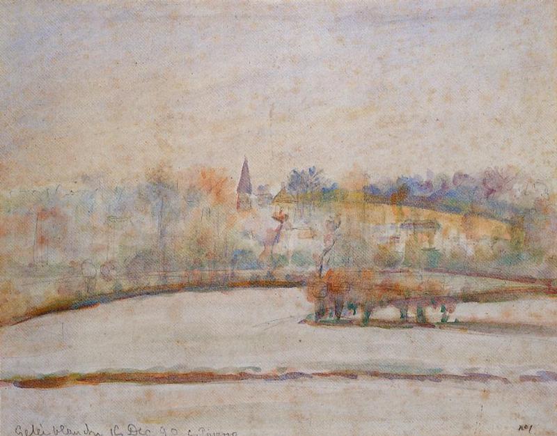Hoarfrost — Camille Pissarro