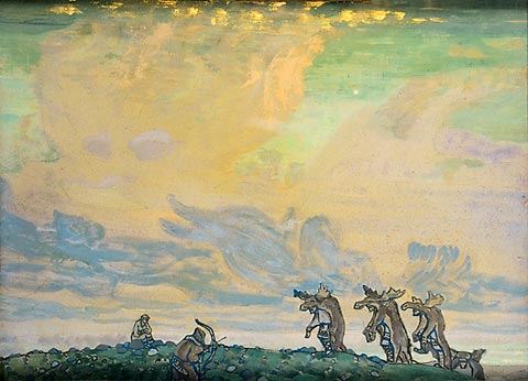The Great Sacrifice — Nicholas Roerich