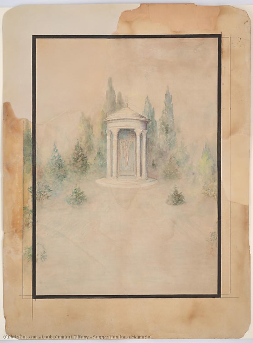 Suggestion For A Memorial — Louis Comfort Tiffany