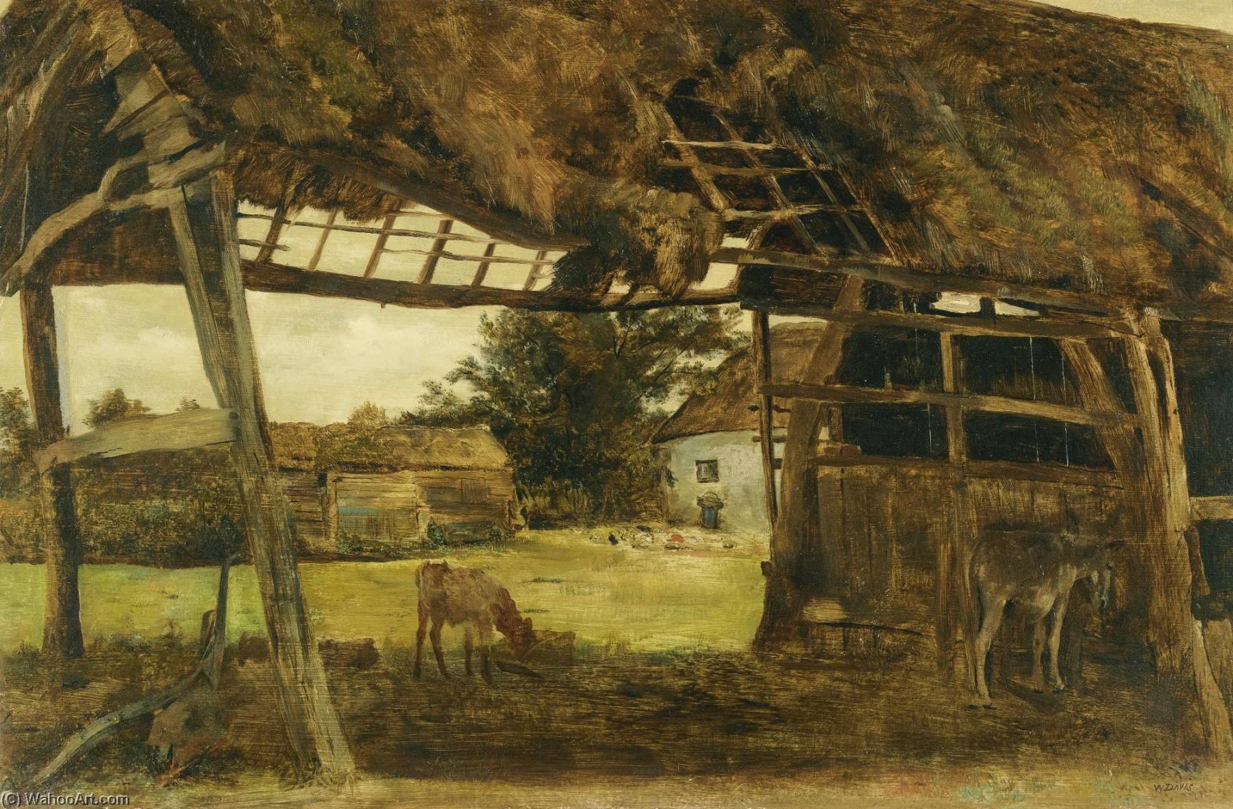 Old Farm Shed Near Birkdale — William Davis