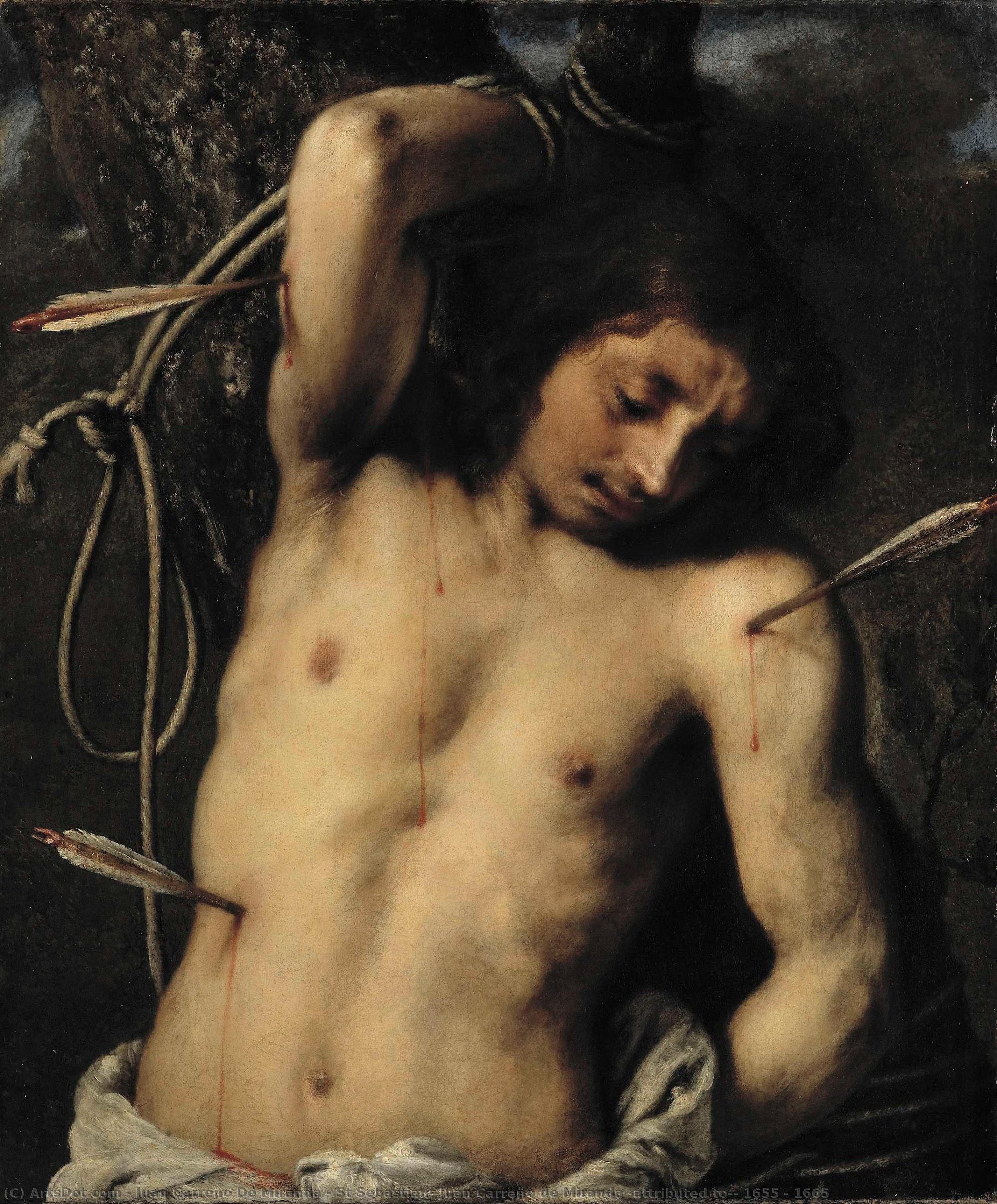 St Sebastian, Juan Carreño De Miranda (attributed To), 1655 - 1665 — Juan De Miranda