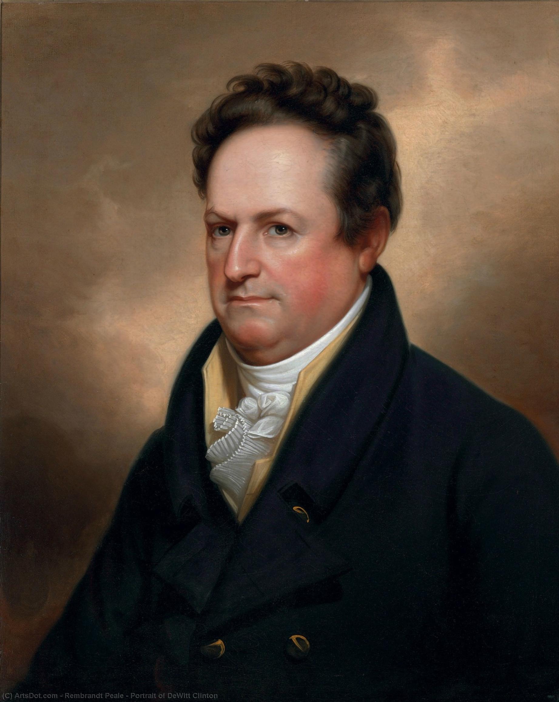 Portrait Of Dewitt Clinton — Rembrandt Peale
