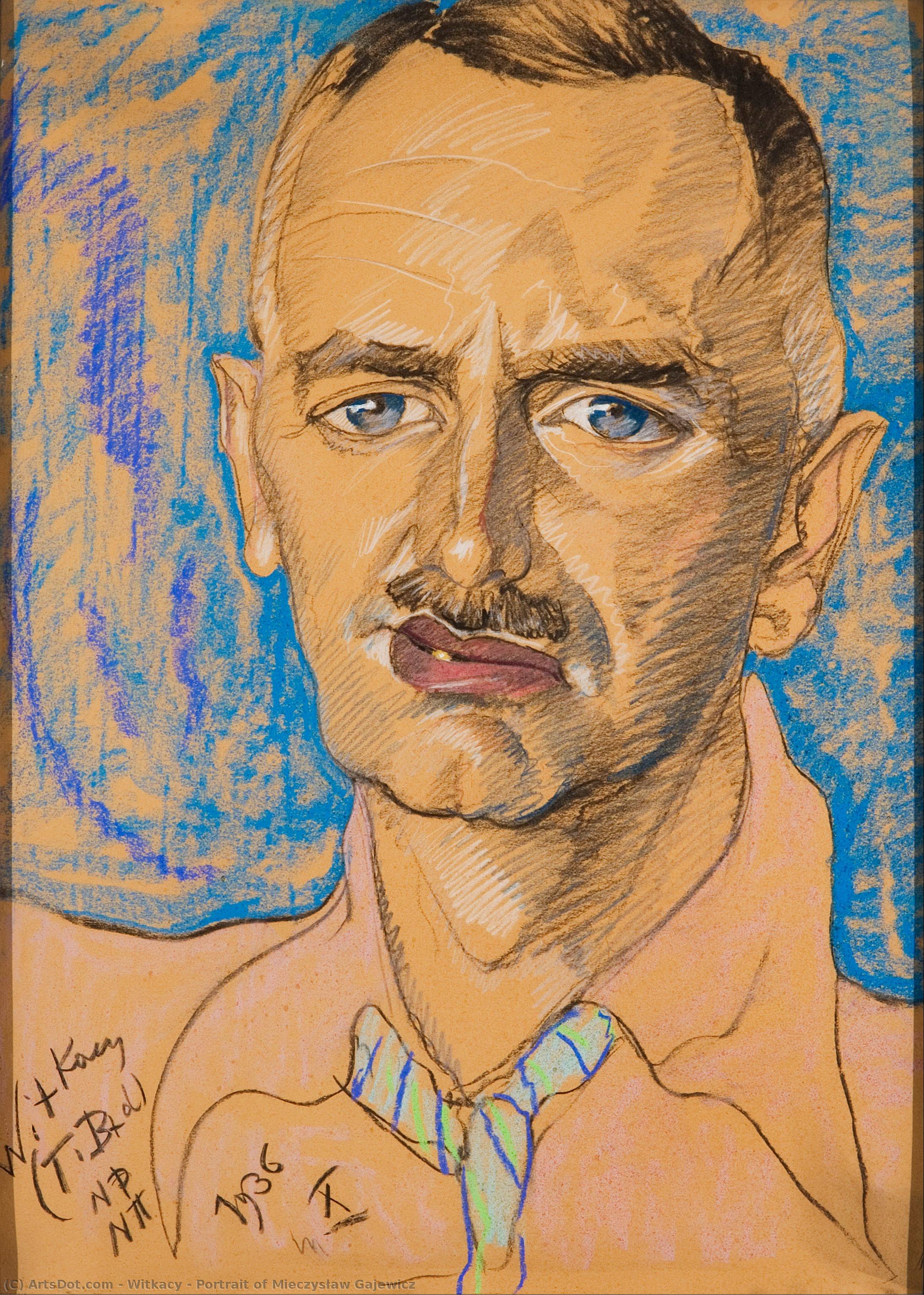 Portrait Of Mieczysław Gajewicz — Stanisław Ignacy Witkiewicz