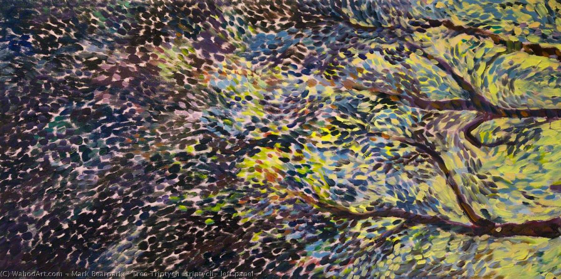 Tree Triptych (triptych, Left Panel) — Mark Bearpark