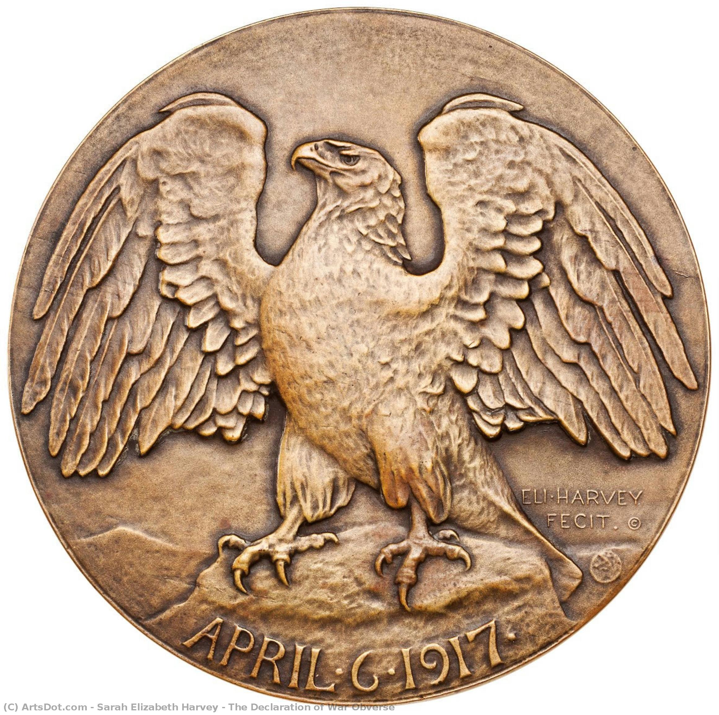 The Declaration Of War Obverse — Sarah Elizabeth Harvey