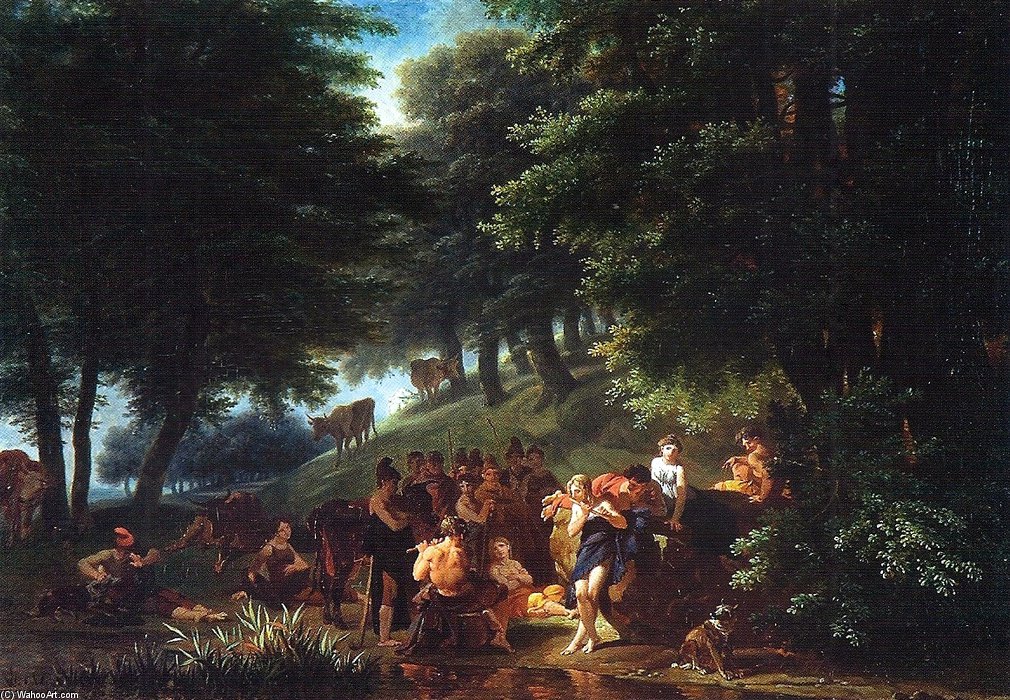 Apollo Visiting Admetus — Nicolas-antoine Taunay
