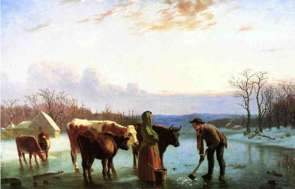 Winter Scene, New Jersey — William Tylee Ranney