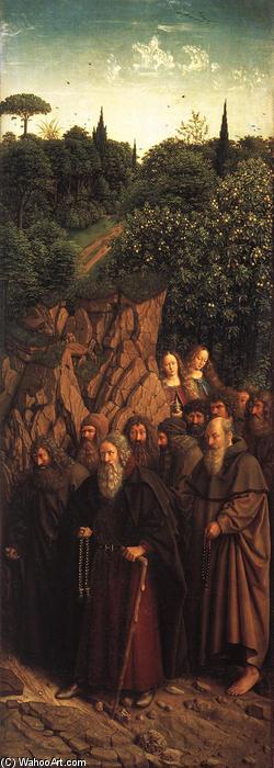 The Ghent Altarpiece: The Holy Hermits — Jan Van Eyck