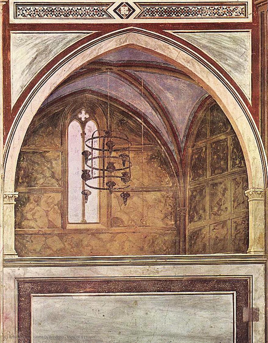 View Of A Chapel — Giotto Di Bondone