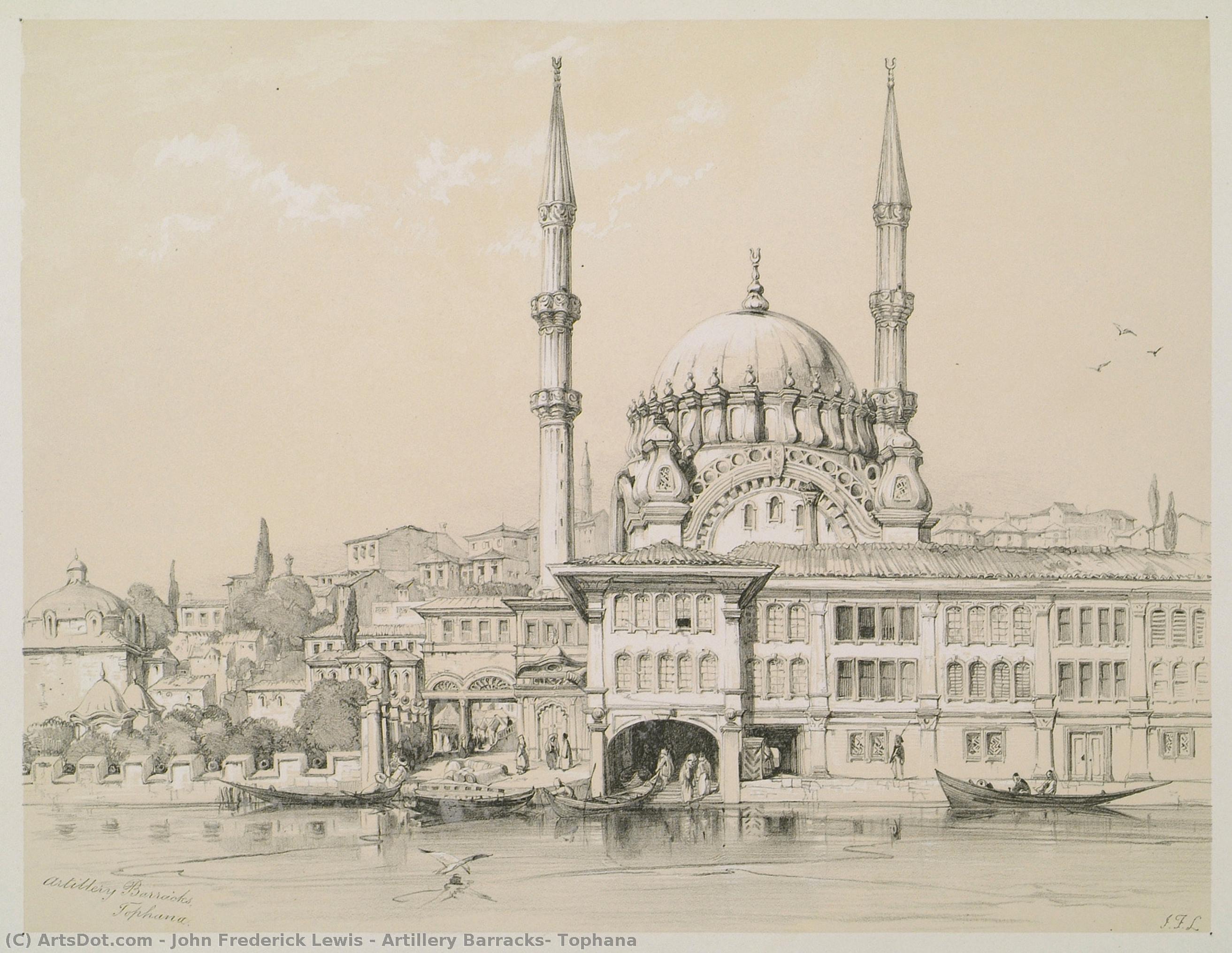 Artillery Barracks, Tophana — John Frederick Lewis