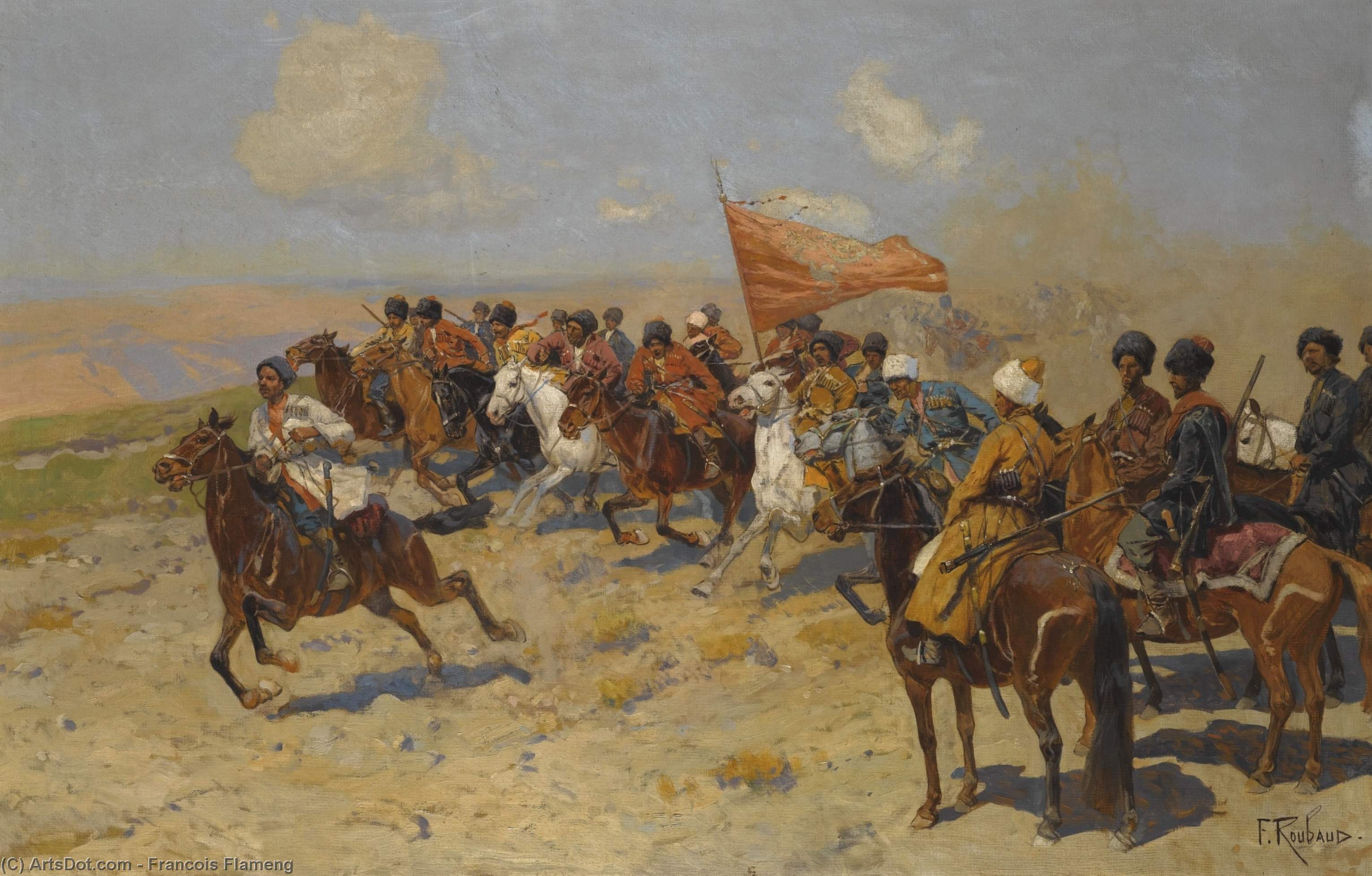The Attack — François Flameng