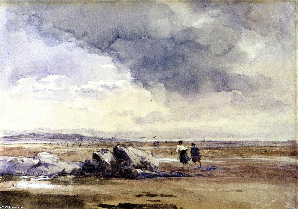 On Lancaster Sands, Low Tide — David Cox