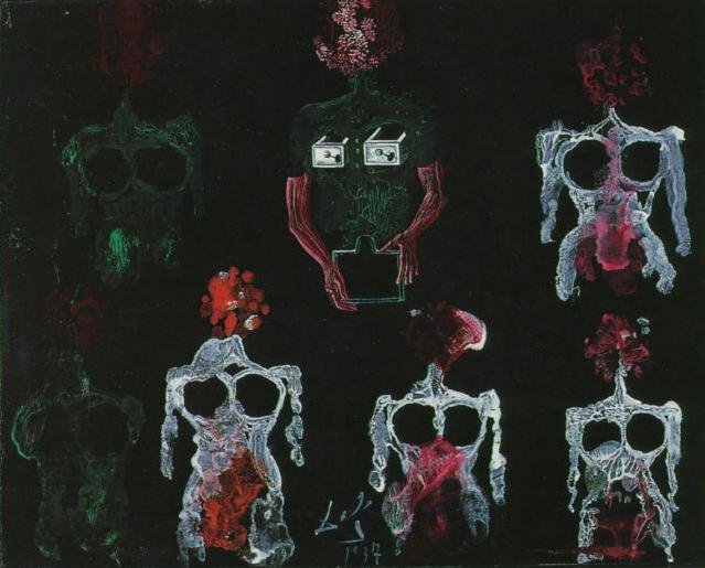 Anatomical Studies - Transfer Series — Salvador Dalí