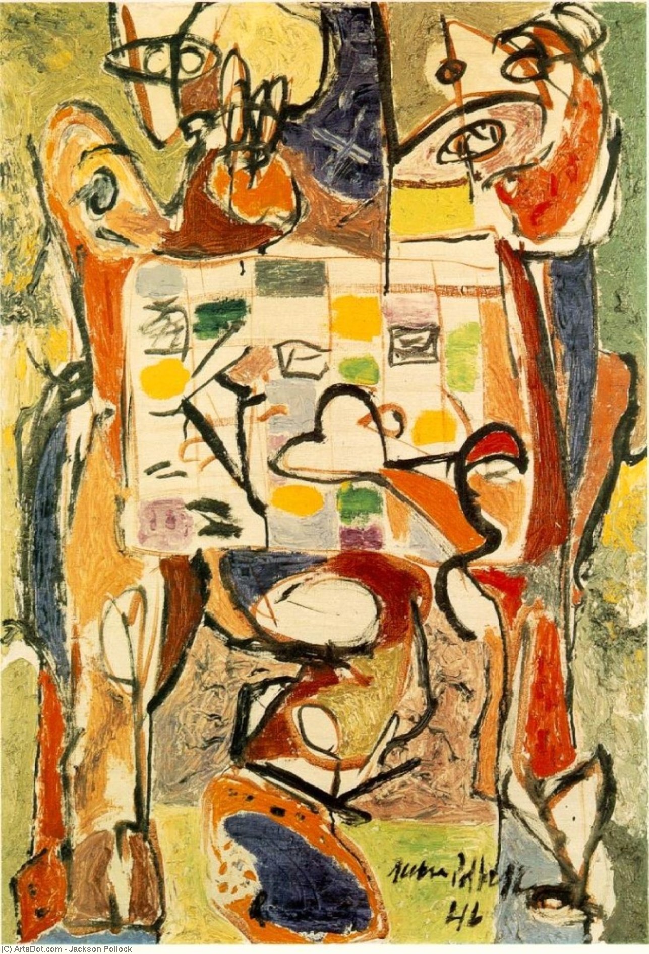 The Tea Cup — Paul Jackson Pollock