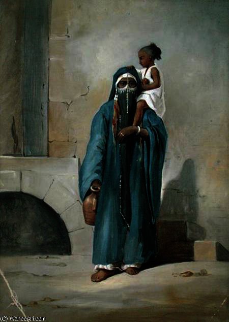 Veiled Egyptian Woman — Émile Prisse D'avennes