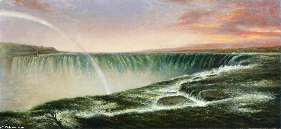 Niagara Falls At Sunset — George Loring Brown