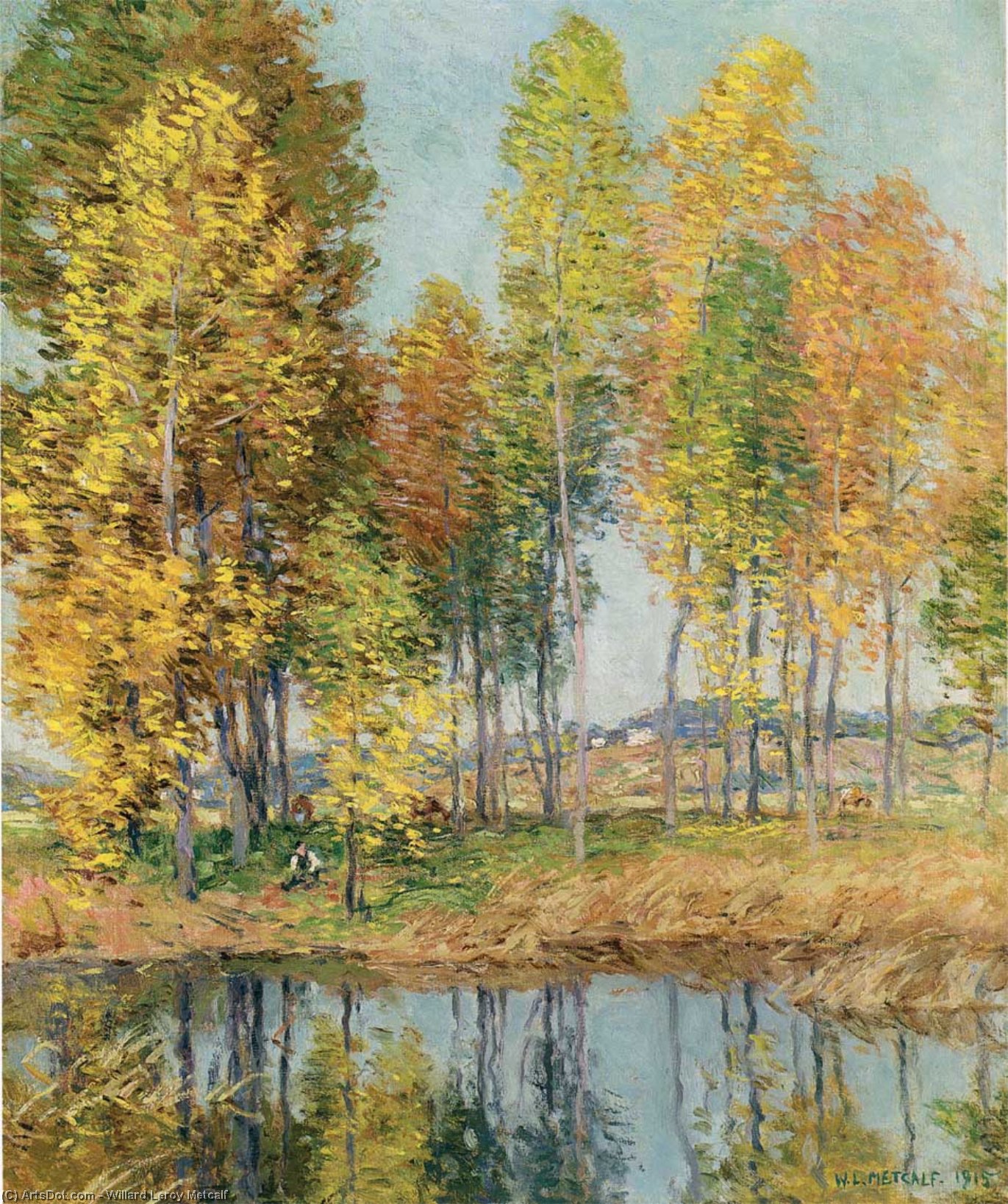 October Morning — Willard Leroy Metcalf