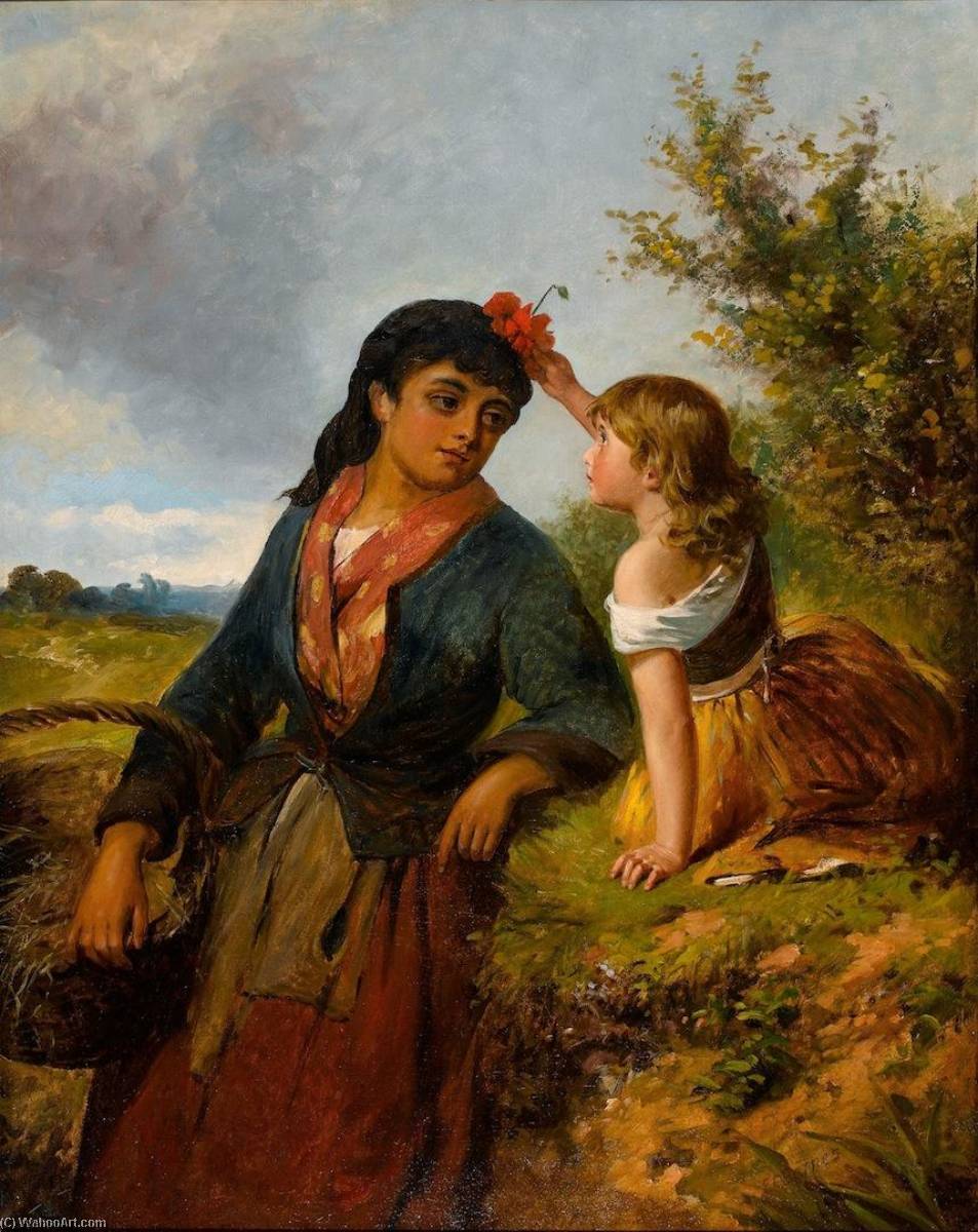 The Flower Girl — Egron Sillif Lundgren