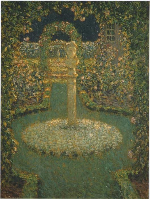 Garden In The Full Moon — Henri Le Sidaner