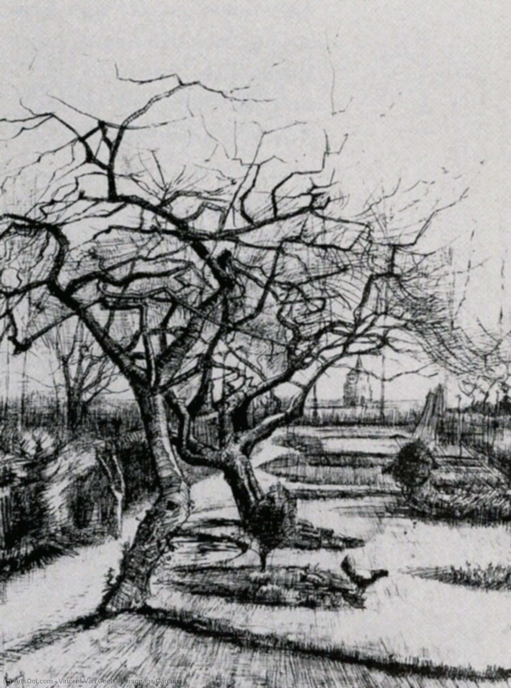 Parsonage Garden — Vincent Willem Van Gogh
