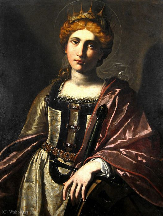 Saint Catherine Of Alexandria — Antiveduto Gramatica