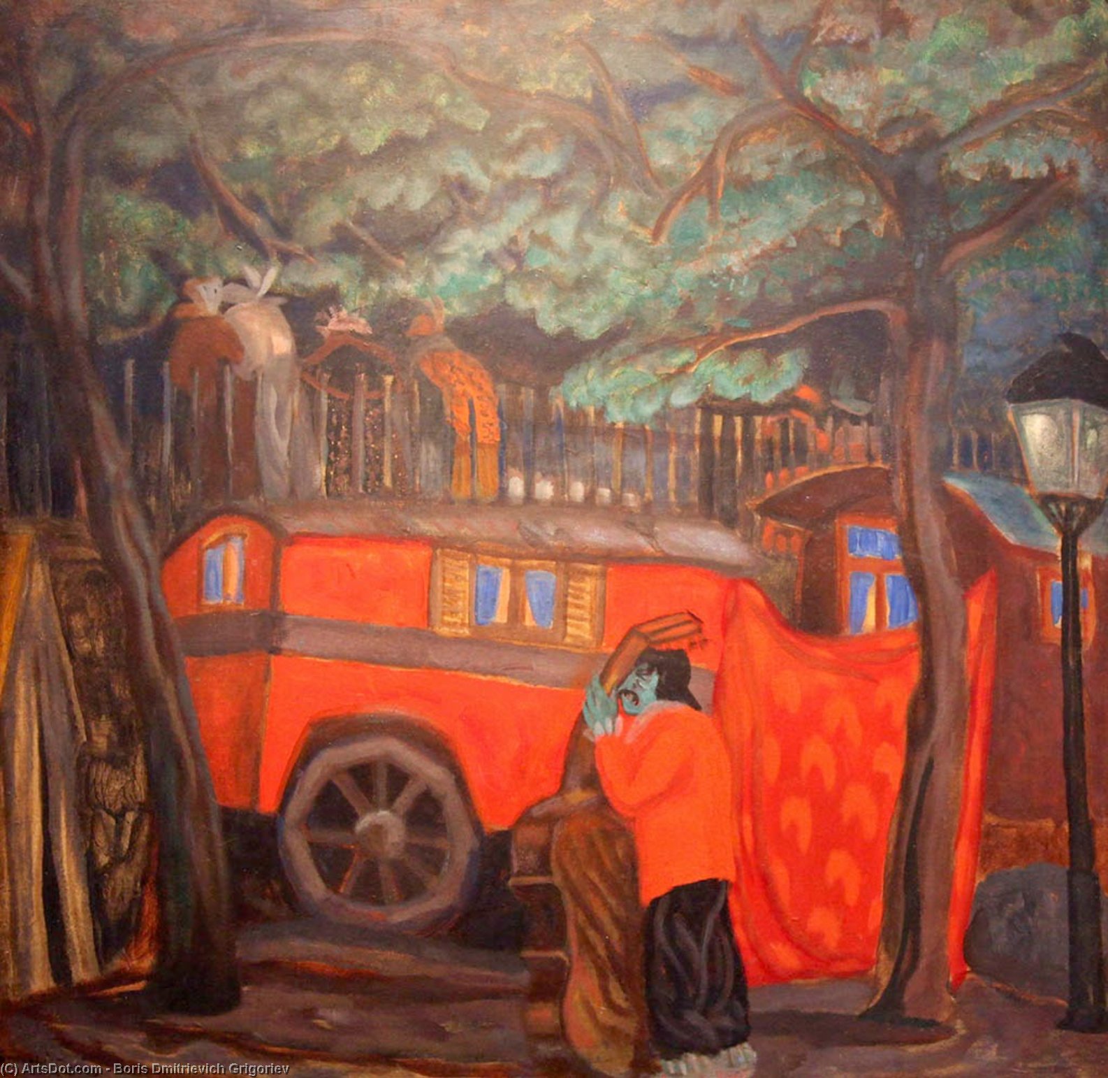 The Street Musician — Boris Dmitrievich Grigoriev
