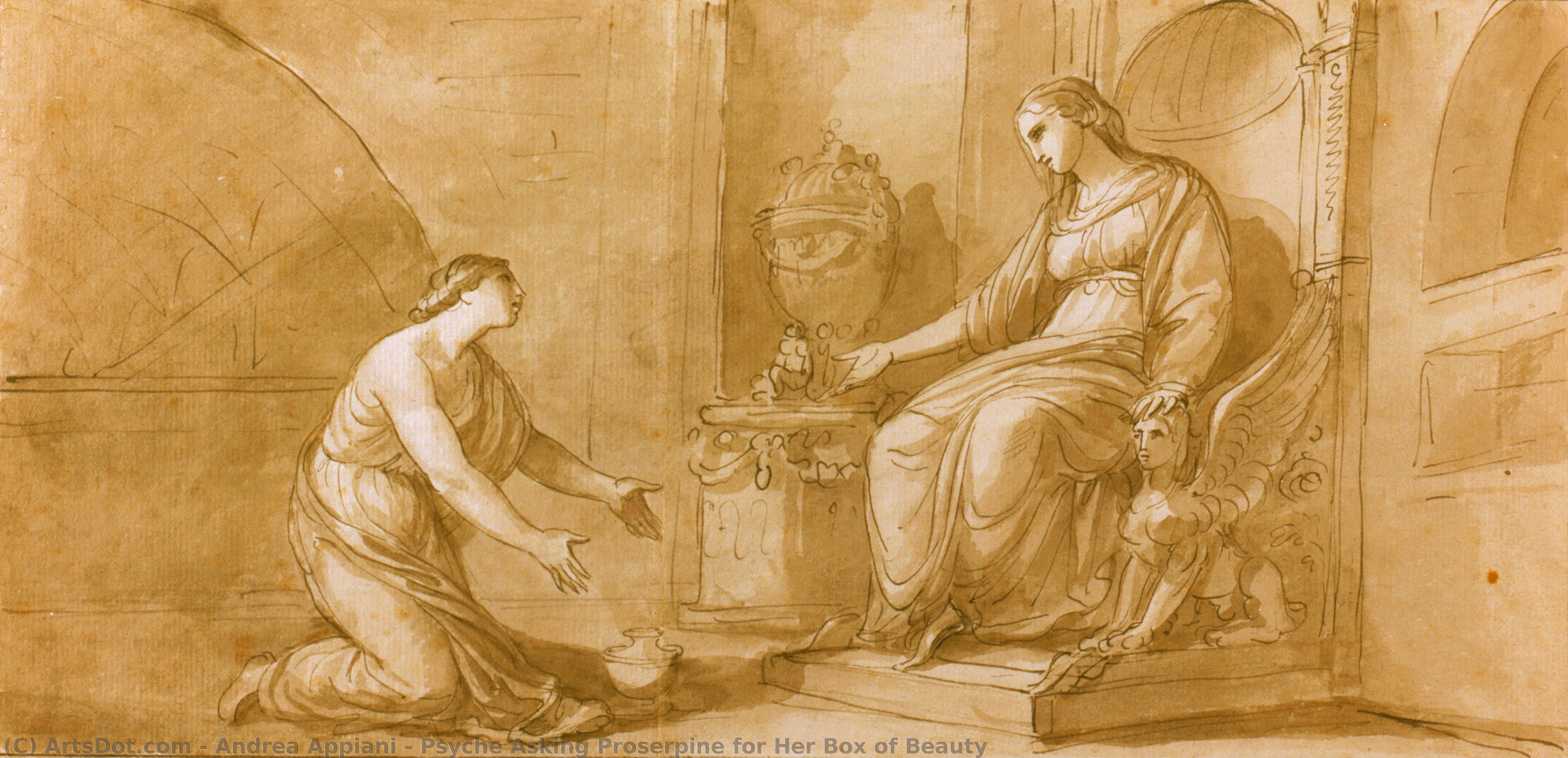 Psyche Asking Proserpine For Her Box Of Beauty — Andrea Appiani