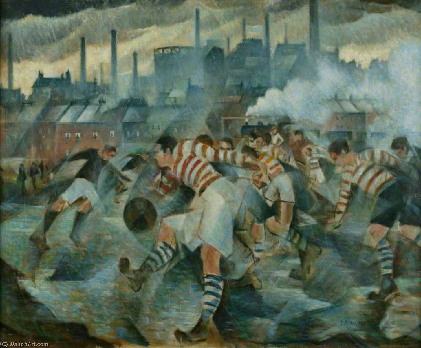 Any Wintry Afternoon In England — Christopher Richard Wynne Nevinson