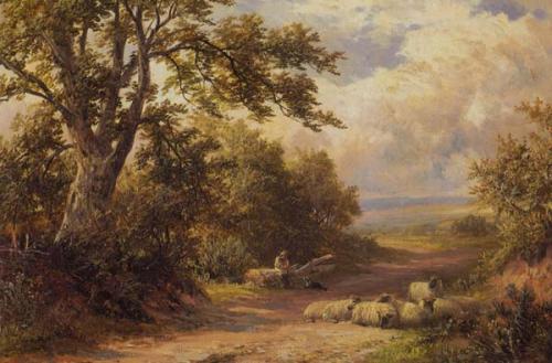 In A Derbyshire Lane Art Print — George Turner