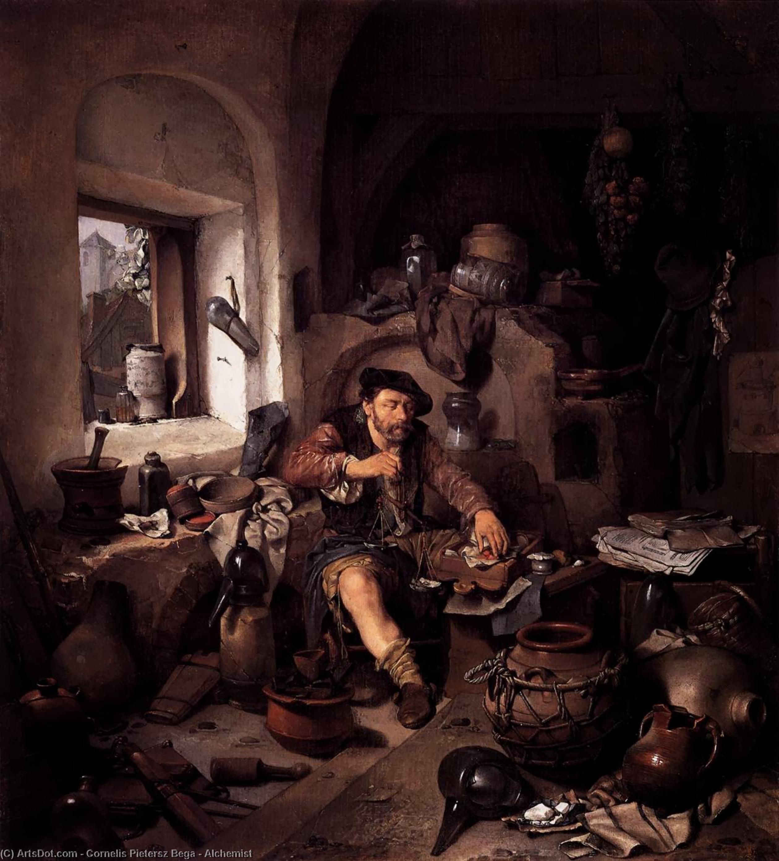 Alchemist — Cornelis Pietersz Bega