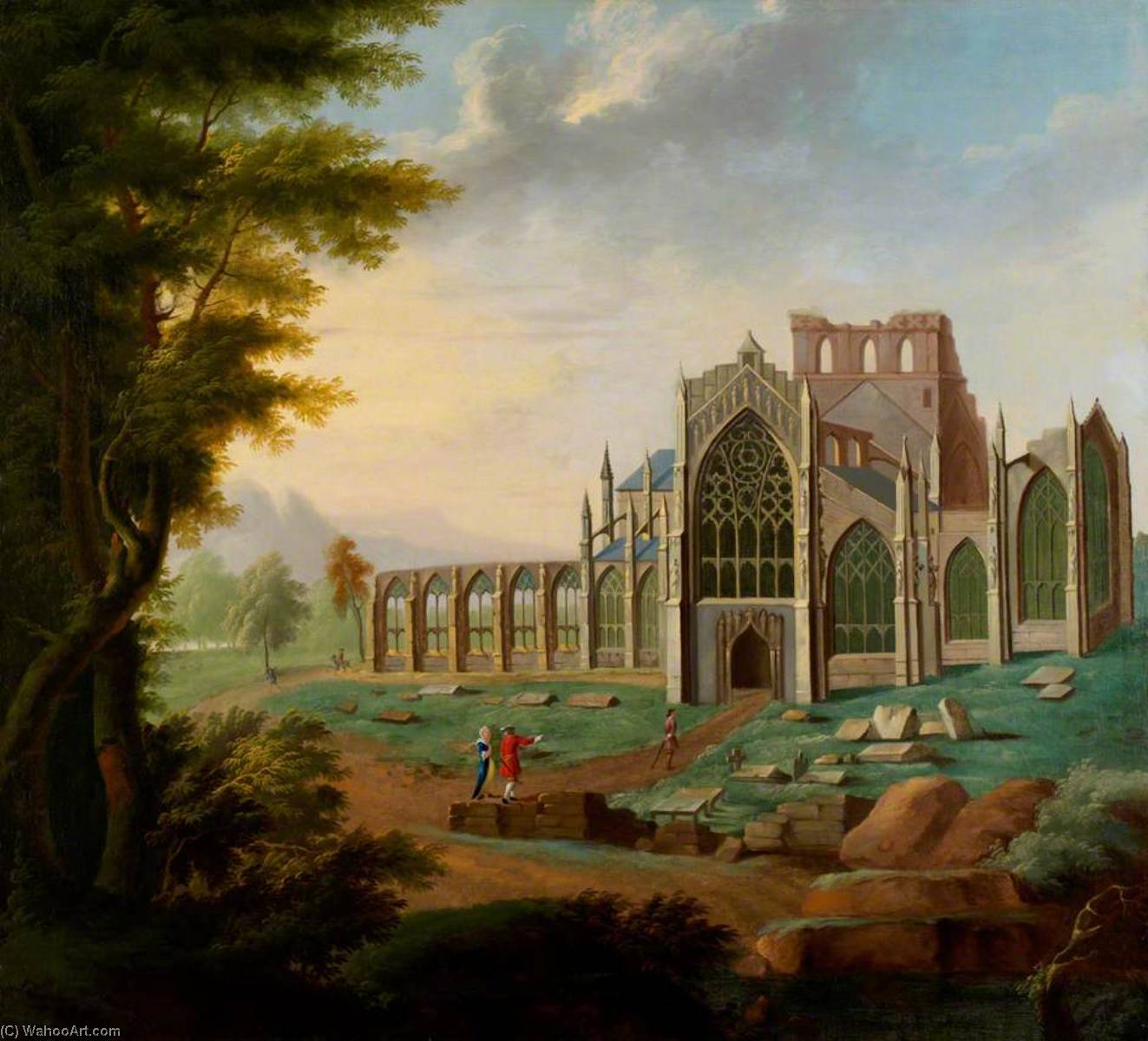 Melrose Abbey — James Norie