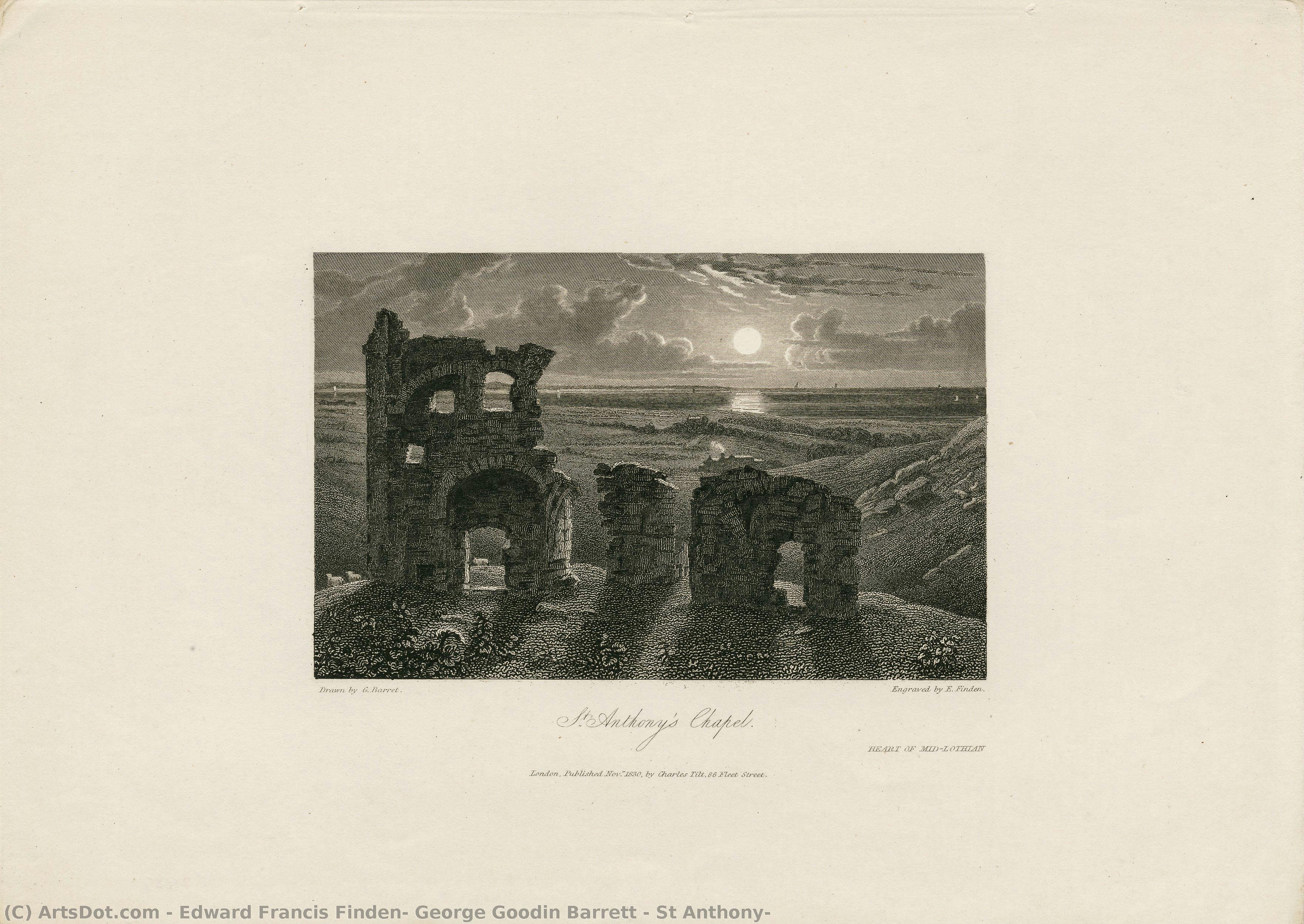 St Anthony — Edward Francis Finden; George Goodin Barrett