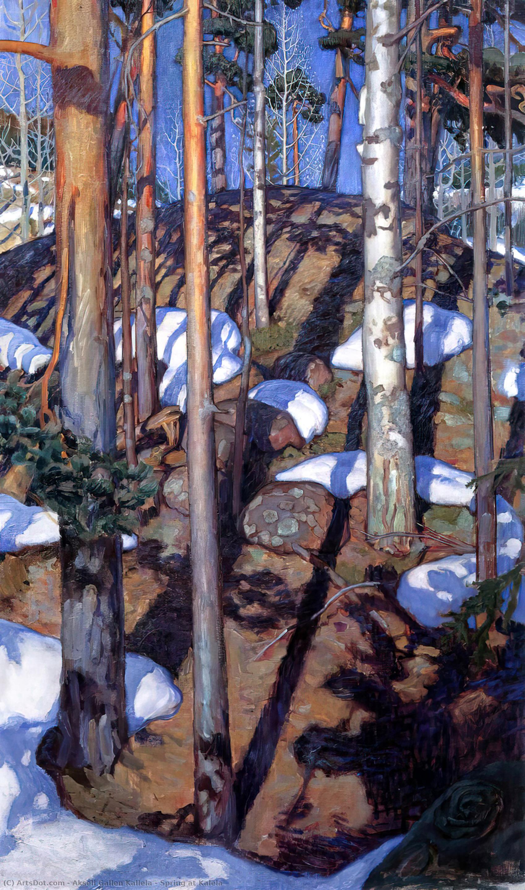 Spring At Kalela — Akseli Gallen-kallela