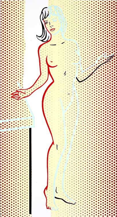 Collage Für Nackte — Roy Lichtenstein