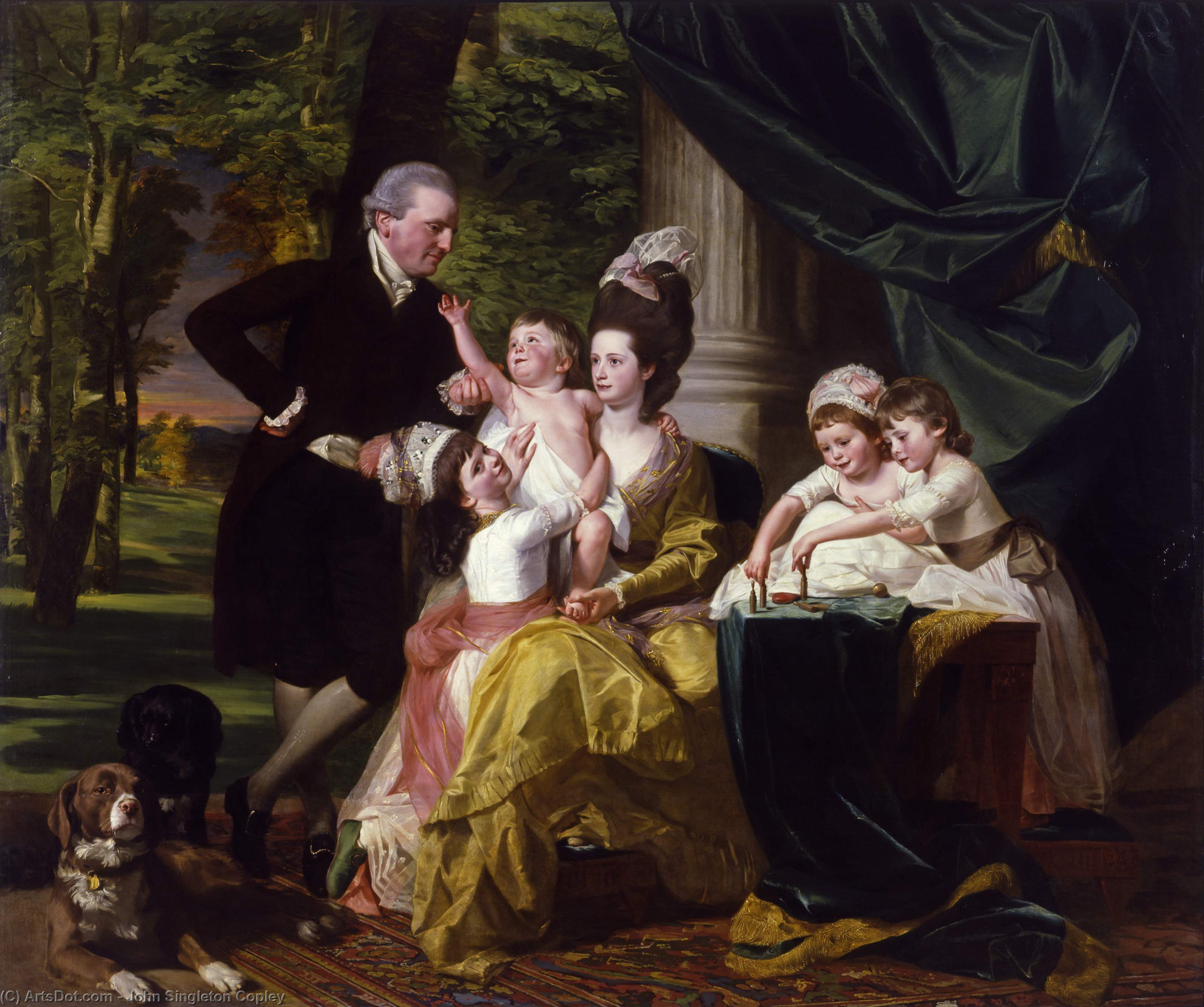 Sir William Pepperrell And Family — John Singleton Copley