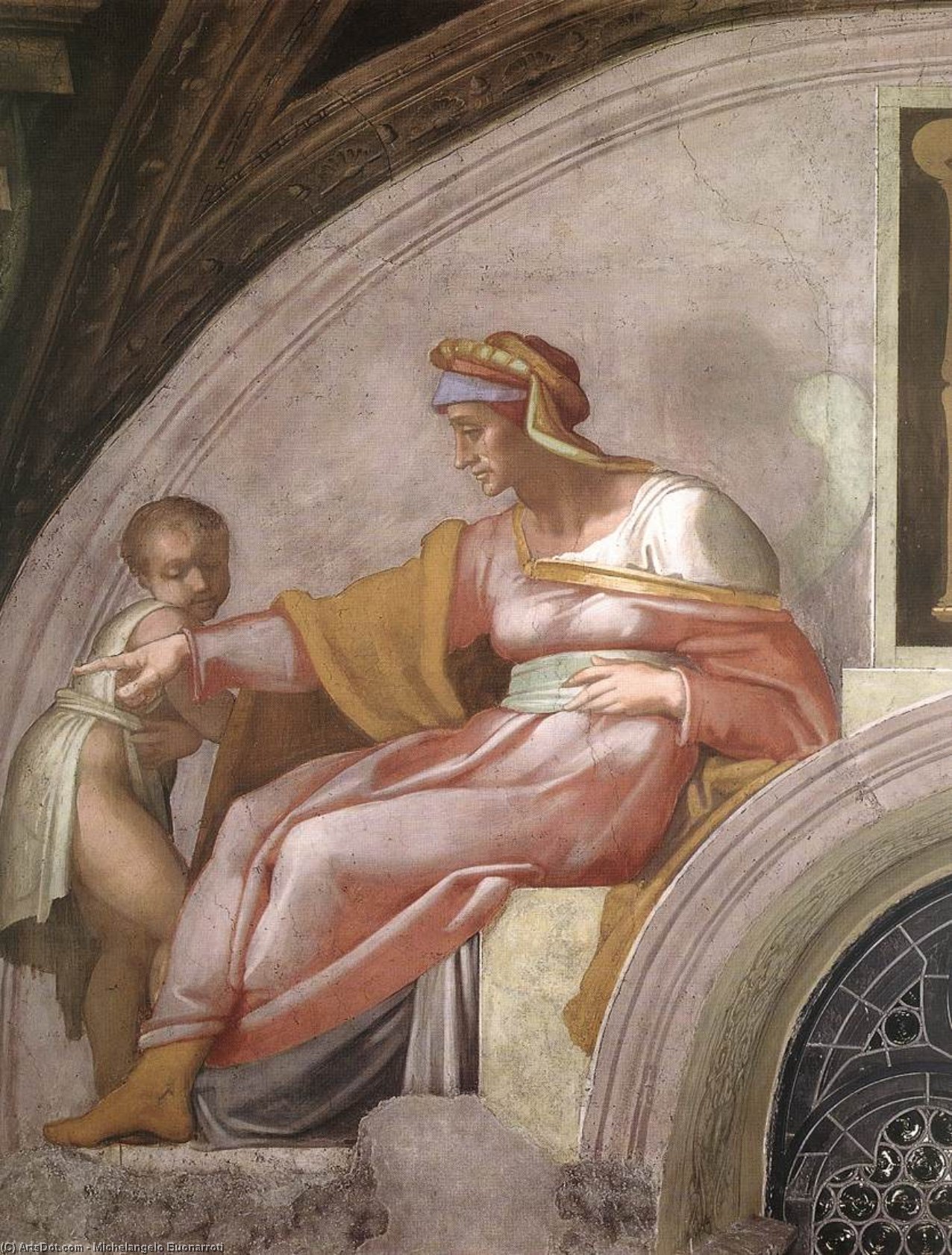 Azor - Zadok (detail) — Michelangelo Buonarroti