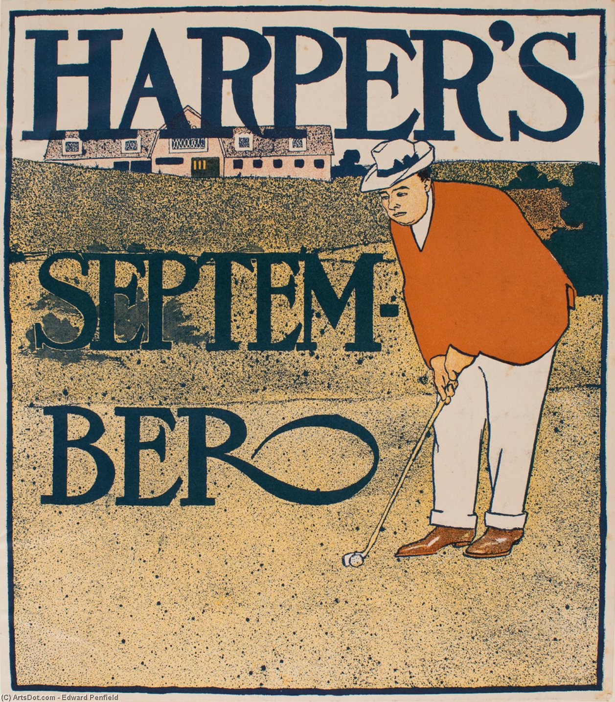 'harper's. September', (34 X 30 Cm) (1898) — Edward Penfield