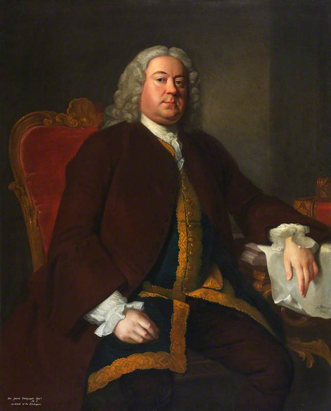 Sir James Dalrymple, Bt, Mp, Auditor Of The Exchequer — Allen Ramsay