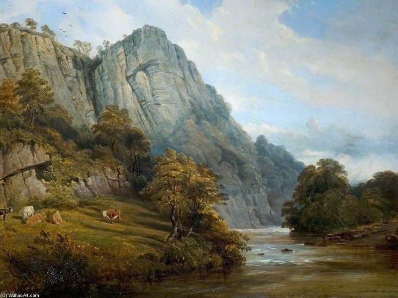 Matlock Bath, High Tor, Derbyshire — Ramsay Richard Reinagle